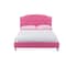 Baxton Studio Canterbury Pink Leather Contemporary Full-Size Bed 113-6046 - alternate 4